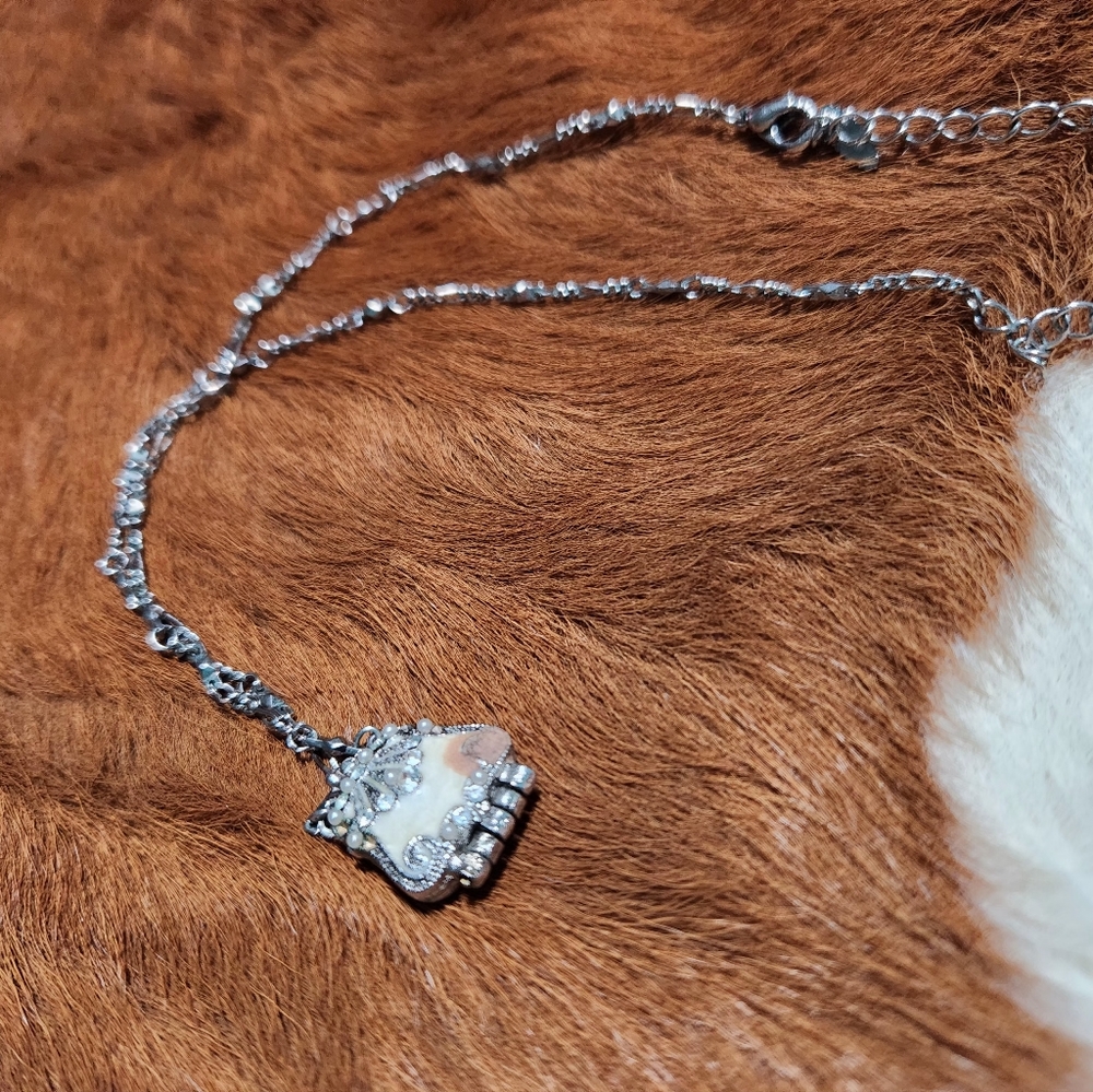 Purse locket necklace